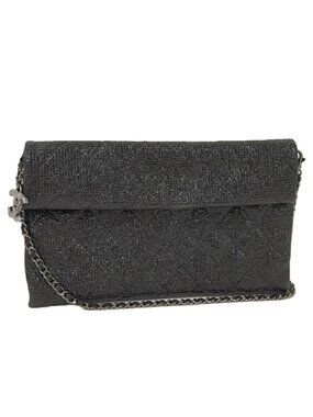 Chanel Quilted Chain Shoulder Bag Black